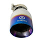 aFe Takeda 304 Stainless Steel Clamp-On Exhaust Tip 2.5in Inlet / 4in Outlet - Blue Flame - 49T25404-L07