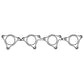 Cometic Ford FR9 V8 .030in MLS Exhaust Manifold Gasket Set - C15107-030