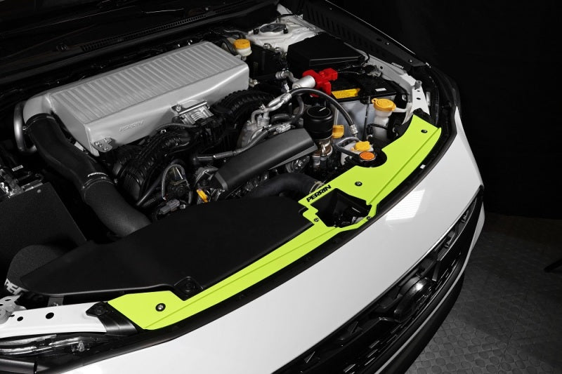 PERRIN 22-25 Subaru WRX Radiator Shroud - Neon Yellow - PSP-ENG-513NY