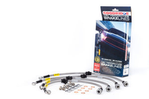 Goodridge 99-00 Honda Civic Si (w/Rear Disc) Stainless Steel Brake Line Kit - 20021