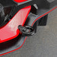 PERRIN 17-21 Honda Civic Si/Type R/Touring/Hatchback Tow Hook Kit Rear - Gloss Black - PHP-BDY-251GBK
