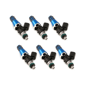 Injector Dynamics ID1050X Injectors 11mm (Blue) Top (Set of 6) - 1050.60.11.14.6
