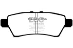 EBC 05-12 Nissan Pathfinder 4.0 Ultimax2 Rear Brake Pads - UD1101