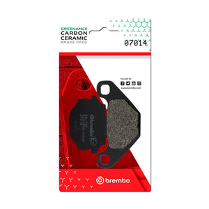 Brembo OE Aprilia Rx/Fantic Grinta/Mz 660/Mz Baghira/Mz Mastiff Carbon Ceramic Brake Pad - Rear - 07014