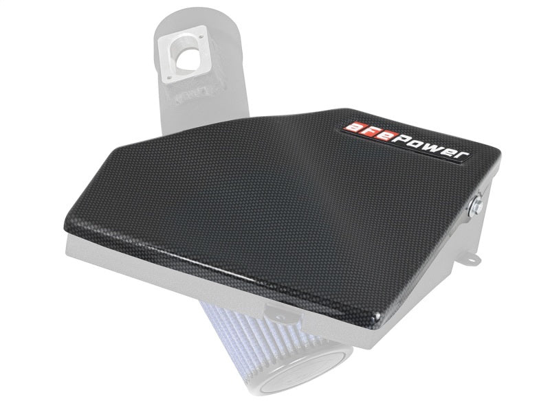 aFe MagnumFORCE Stage-2 Intake System Carbon Fiber Cover 15-17 MINI Cooper S (F55/F56) L4-2.0L (t) - 54-12868-C