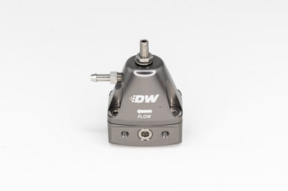 DeatschWerks DWR1000iL In-Line Adjustable Fuel Pressure Regulator - Titanium - 6-1001-FRT
