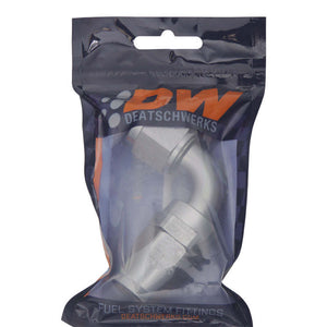 DeatschWerks 10AN Female Swivel 90-Degree Hose End PTFE (Incl. 1 Olive Insert) - 6-02-0860