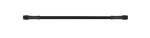 Goodridge 12in Universal Brake Line Assembly w/Black Zinc Fittings & Black Hose - 30312TB-BK