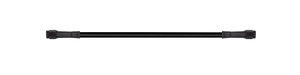 Goodridge 12in Universal Brake Line Assembly w/Black Zinc Fittings & Black Hose - 30312TB-BK