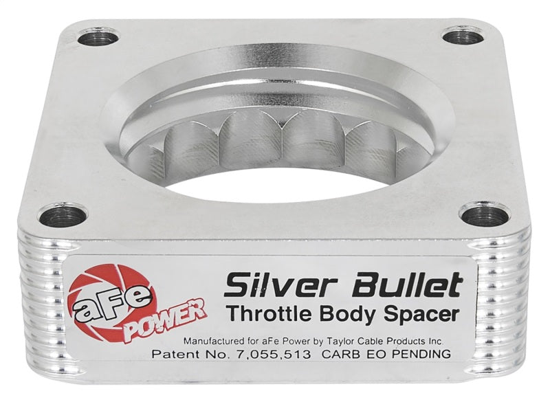 aFe Silver Bullet Throttle Body Spacer 03-06 Nissan 350Z V6 3.5L (VQ35DE) - 46-36008