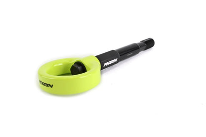 PERRIN 15-17 Subaru WRX & STI / 13-17 Crosstrek / 12-16 Impreza Tow Hook Kit (Front) - Neon Yellow - PSP-BDY-232NY