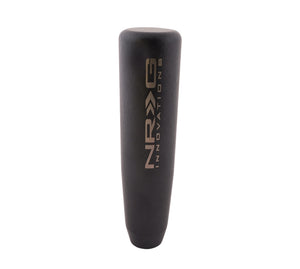 NRG Universal Short Shifter Knob - 5in. Length / Heavy Weight 1.27Lbs. - Black Wrinkle Finish - SK-480BK