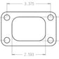Cometic Turbo FLG T3/T4 Turbine Inlet Exhaust Gasket - C4514