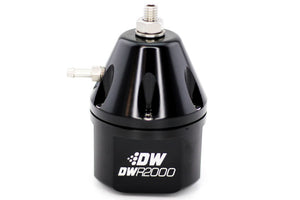 DeatschWerks DWR2000 Adjustable Fuel Pressure Regulator - Black - 6-2000-FRB