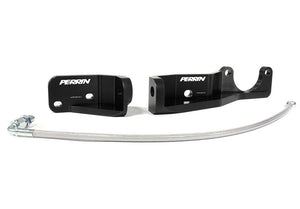 PERRIN 15-21 Subaru Impreza/WRX/STI Pitch Stop Mount & Firewall Brace - Black - PSP-DRV-112BK