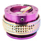 NRG Quick Release Kit - Pyramid Edition - Purple Body / Neochrome Pyramid Ring - SRK-210PP/MC
