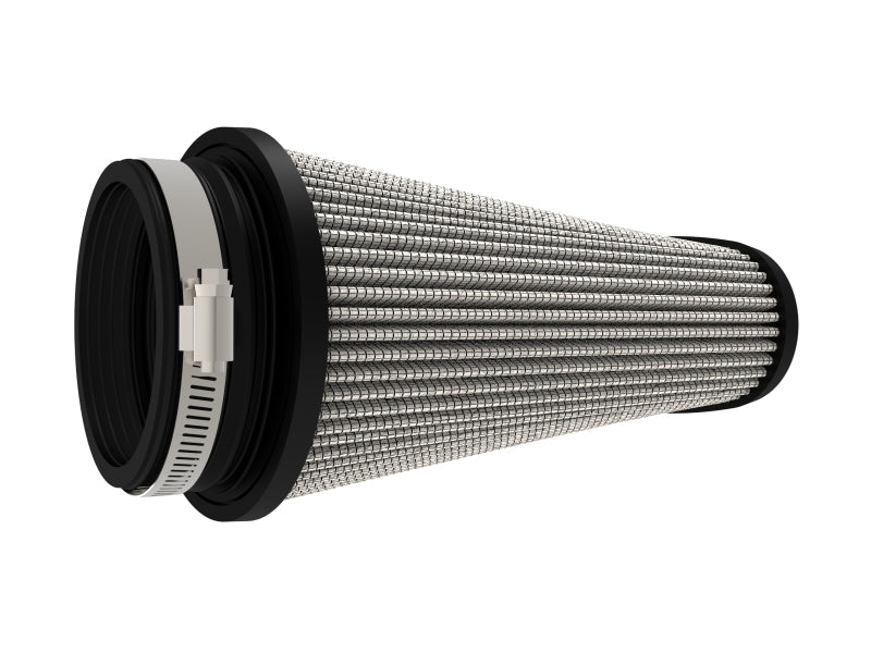 aFe Magnum FLOW Pro DRY S Universal Air Filter 3.5in Flange 5.75x5in Base 6x2.75in Top 6.5in Height - 21-90096