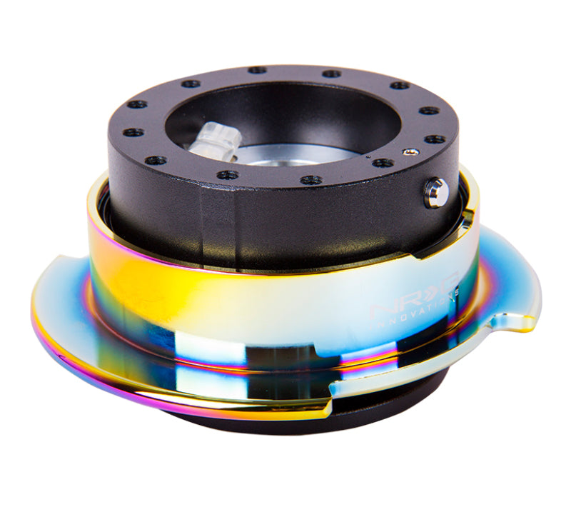 NRG Quick Release Gen 2.5 - Black Body / Neochrome Ring - SRK-250BK/MC