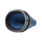Injen NanoWeb Dry Air Filter 6.7x4.54in Oval ID / 7.7x5.7in OD / 5.55in Height / 7x2.75in Top - X-1129-BB