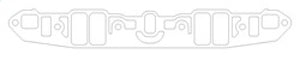 Cometic Chrysler LA V8 .060in Fiber Intake Mani Gskt Set-1.170in x 2.300in Rectangle Port - C5624-060