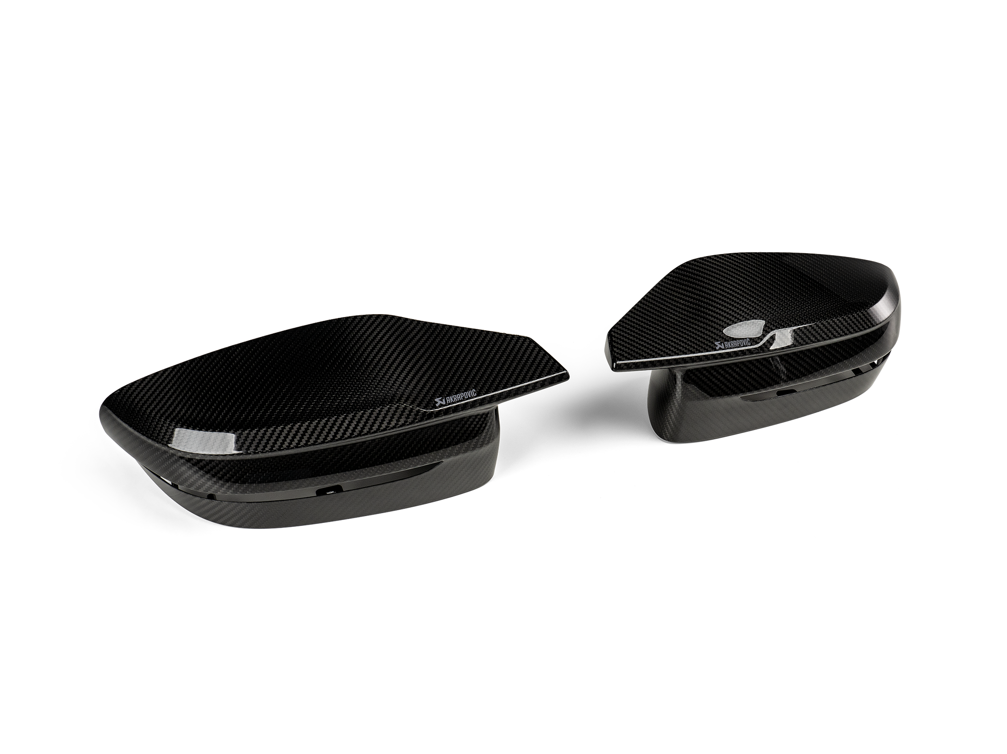 Akrapovic Carbon Fibre Mirror Cap Set - High Gloss - BMW M2 Coupe (G87) 2026+ - WM-BM/CA/4/G - Revzone