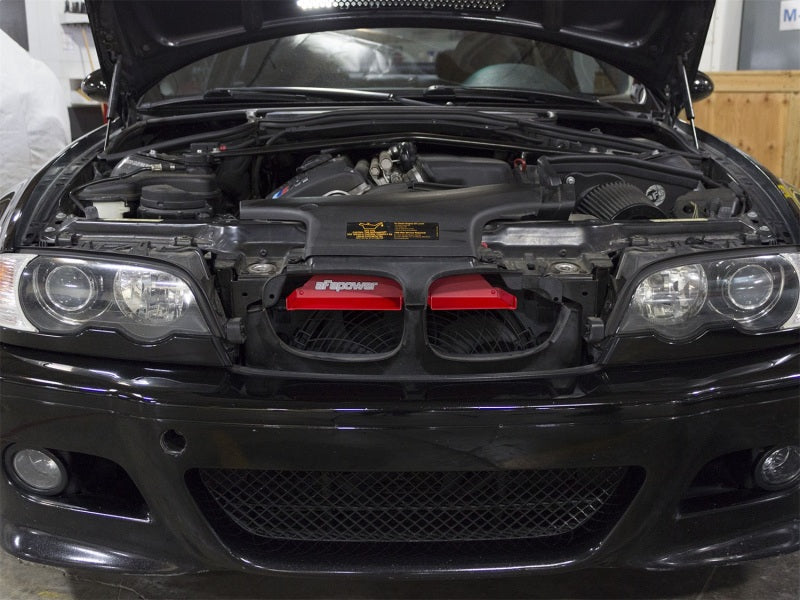 aFe MagnumFORCE Intakes Scoops AIS BMW 3-Series/ M3 (E46) 01-06 L6 - Matte Red - 54-10468-R