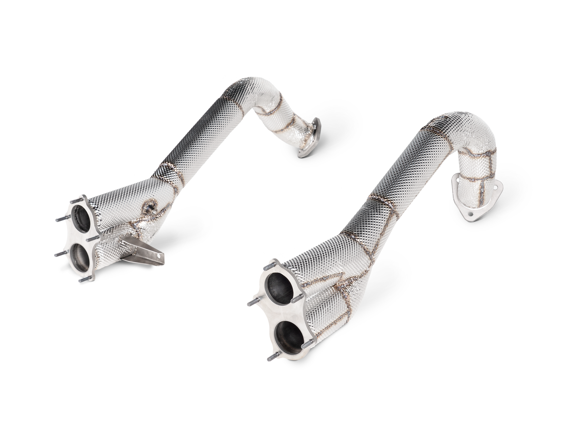 Akrapovic Link pipe set (Titanium) - Porsche 718 Cayman GT4 / Spyder 2023+ - L-PO/T/13/1 - Revzone
