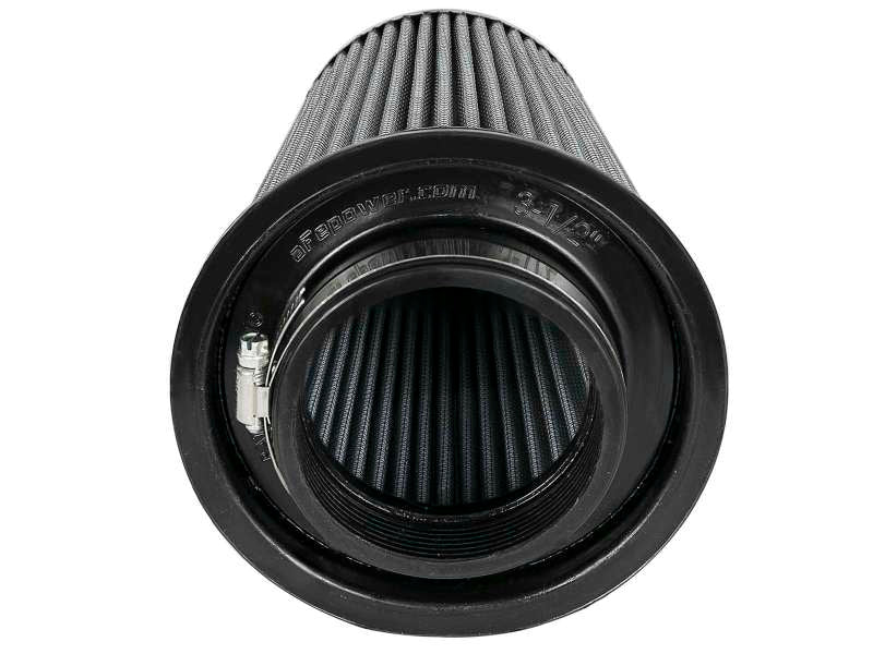 aFe Magnum FLOW Pro DRY S Air Filter 3-1/2in F x 6in B x 4-1/2in T (Inverted) x 9in H - 21-91135