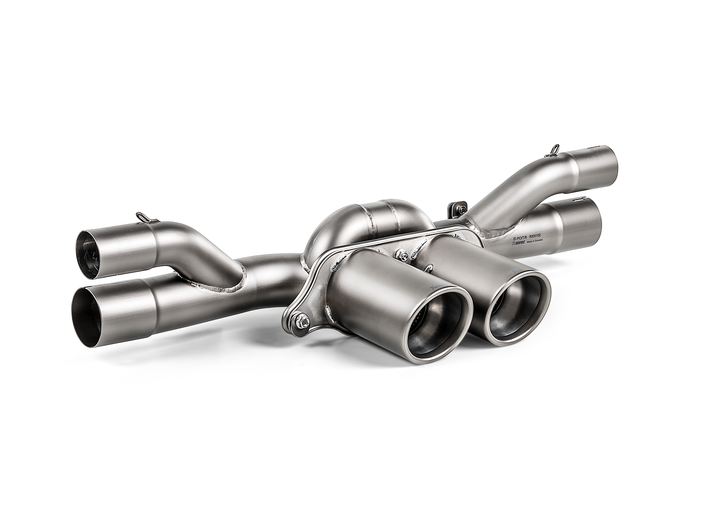 Akrapovic Slip-On Race Line (Titanium) - Porsche 911 GT3 (991) 2017+ - S-PO/TI/8 - Revzone
