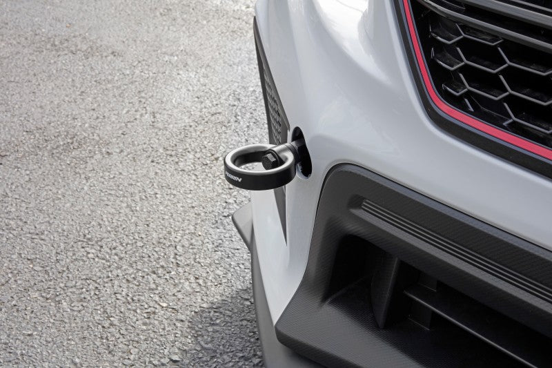 PERRIN 18-21 Subaru WRX & STI / 13-25 BRZ / 17-20 Toyota 86 Tow Hook Kit (Front) - Flat Black - PSP-BDY-235BK