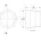 aFe POWER Universal Products Coupler Kit (3-1/2 x 3)in ID x 3in L - Black - 59-00205