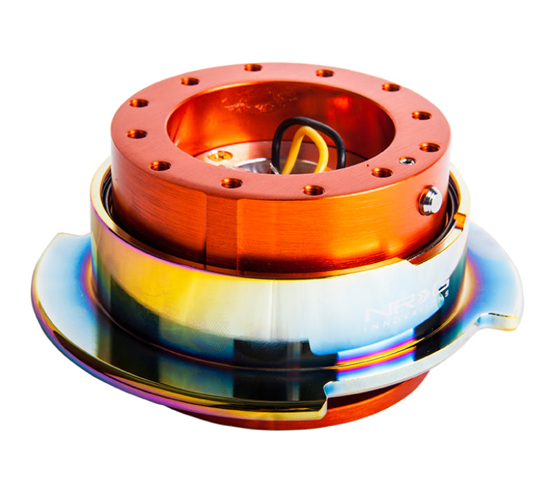 NRG Quick Release Gen 2.5 - Orange Body / Neochrome Ring - SRK-250OR/MC