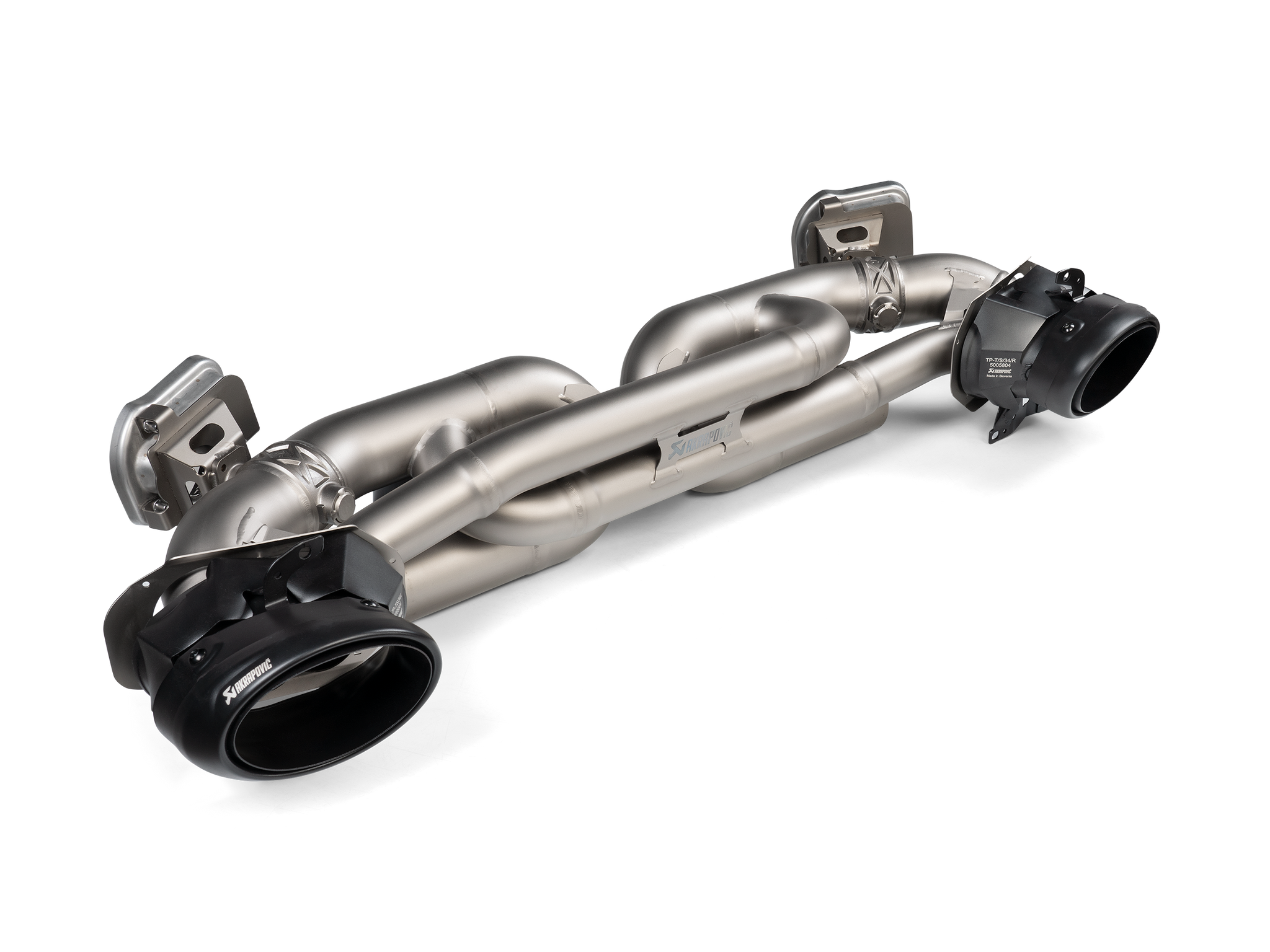 Akrapovic Slip-On Race Line (Titanium) - Porsche 911 Turbo / Turbo S / Cabriolet / Sport Classic (992) 2025+ - S-PO/TI/19 - Revzone
