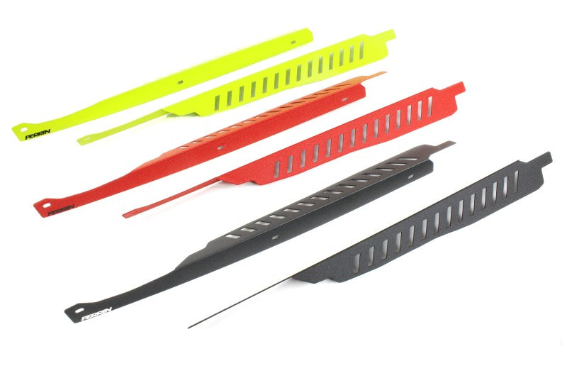 PERRIN 08-14 Subaru WRX/STI / 08-11 Impreza Fender Shroud Set - Neon Yellow - PSP-ENG-549NY