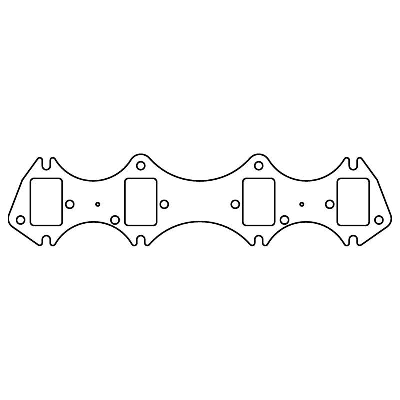 Cometic Ford Gen-1 FE V8 .030in MLS Exhaust Manifold Gasket Set - 1.560in x 2.310in Rectangle Port - C5922-030