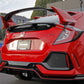PERRIN 17-21 Honda Civic Si/Type R/Touring/Hatchback Tow Hook Kit Rear - Red - PHP-BDY-251RD