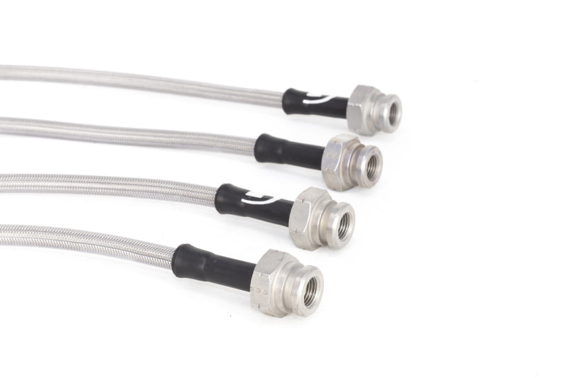 Goodridge 17-18 Honda Civic (Base/LX/EX) Stainless Steel Brake Line Kit - 20042