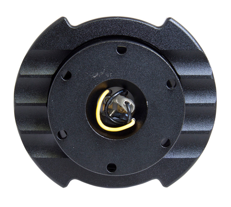 NRG Quick Release Kit Gen 2.5 - Black / Black Ring w/Finger Grooves - SRK-250BK