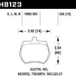 Hawk HP+ Street Brake Pads - HB123N.535
