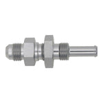 DeatschWerks 6AN Male Flare to Straight 5/16in Single Hose Barb - Anodized DW Titanium - 6-02-0739