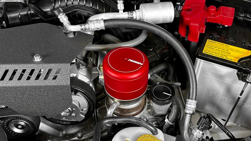 PERRIN 15-25 Subaru WRX & 13-25 BRZ/FR-S/86/GR86 Oil Filter Cover - Red - PSP-ENG-716RD