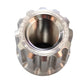 NRG 200 Series M12 X 1.5 Titanium Lug Nut Set - 21 Pc w/Lock Key Socket - Silver - LN-T200SL-21