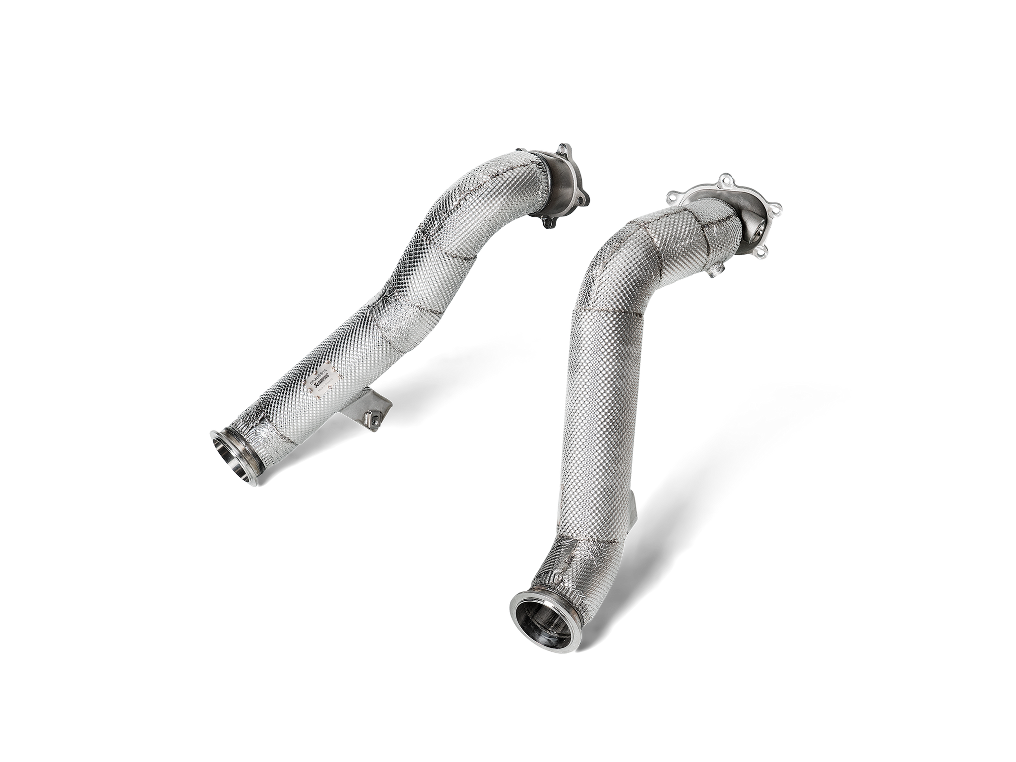 Akrapovic Downpipe set (SS) - Audi RS 6 Avant (C7) 2017-2018 - DP-AU/SS/1 - Revzone