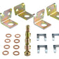 Goodridge 06-13 Chevrolet Corvette Z06/ZR1/Grand Sport Stainless Steel Brake Line Kit - 12291