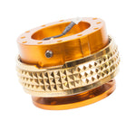 NRG Quick Release Kit - Pyramid Edition - Rose Gold Body / Chrome Gold Pyramid Ring - SRK-210RG/CG