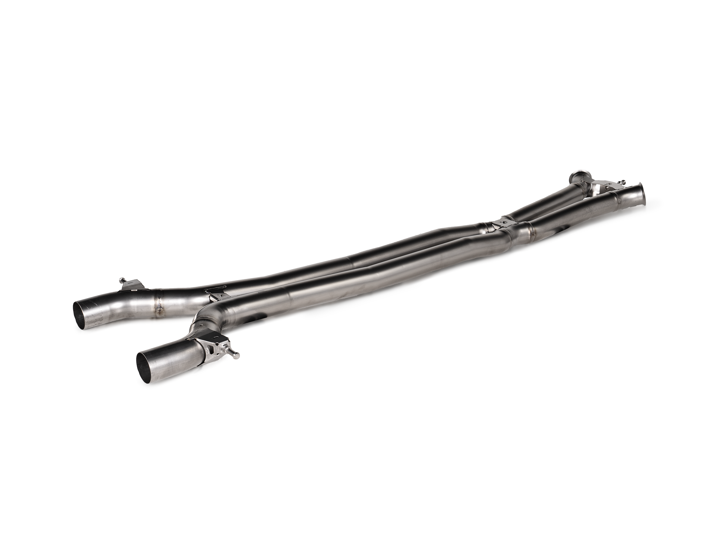 Akrapovic Link Pipe Set (Titanium) - Porsche Panamera / 4 / 4 E-Hybrid / 4S E-Hybrid / GTS / Turbo E-Hybrid / Turbo S E-Hybrid (976) 2026+ - L-PO/T/19 - Revzone