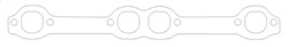 Cometic Chevy Gen1 Small Block V8 .064in AM Exhaust Gskt Set-1.500in x 1.470in Ports-18 Degree Head - C5314-064