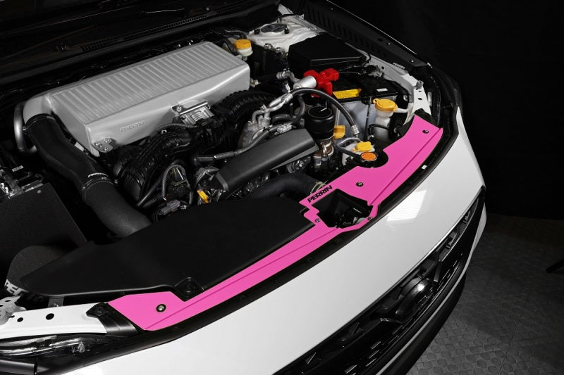 PERRIN 22-25 Subaru WRX Radiator Shroud - Hyper Pink - PSP-ENG-513HP
