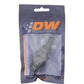 DeatschWerks 8AN Male Flare to Straight 3/8in Single Hose Barb - Anodized Matte Black - 6-02-0740-B