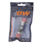 DeatschWerks 6AN Male Flare Quick Disconnect Dry Break Fitting - 2 Pieces Anodized Matte Black - 6-02-0225-B